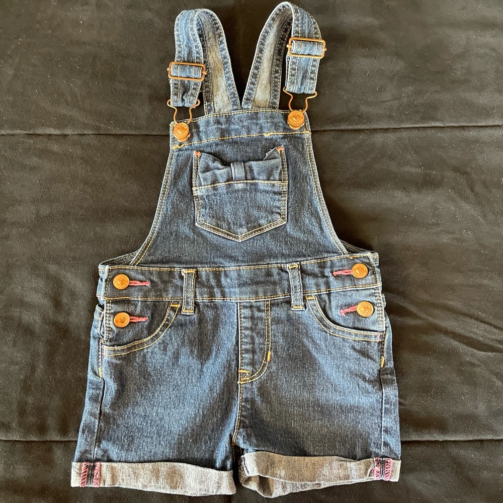 EUC, Jordache, 2T, girls Jean shirt overalls
